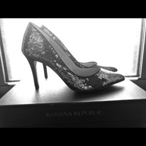 Ann Taylor Mila Sequin Pumps - Size 5.5 New